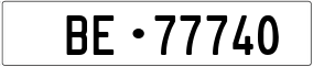 Truck License Plate